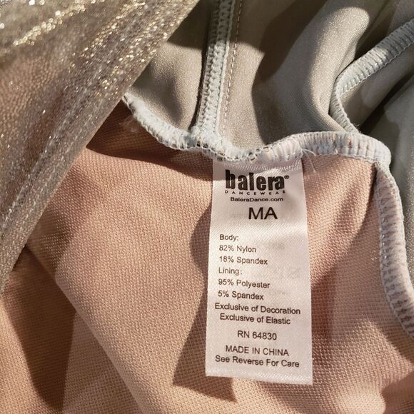 Jazz, Tap Hip hop Dance Costum Medium Adult, Silver, Black - Picture 8 of 16